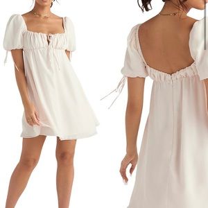 HOUSE OF CB Princess Puff Sleeve A-Line Dress Size XSmall